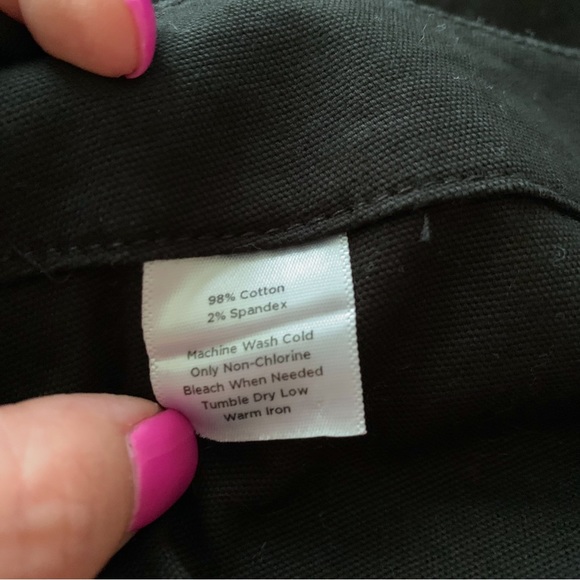 Talbots classic side zip straight leg pants black size 12 - Picture 6 of 9